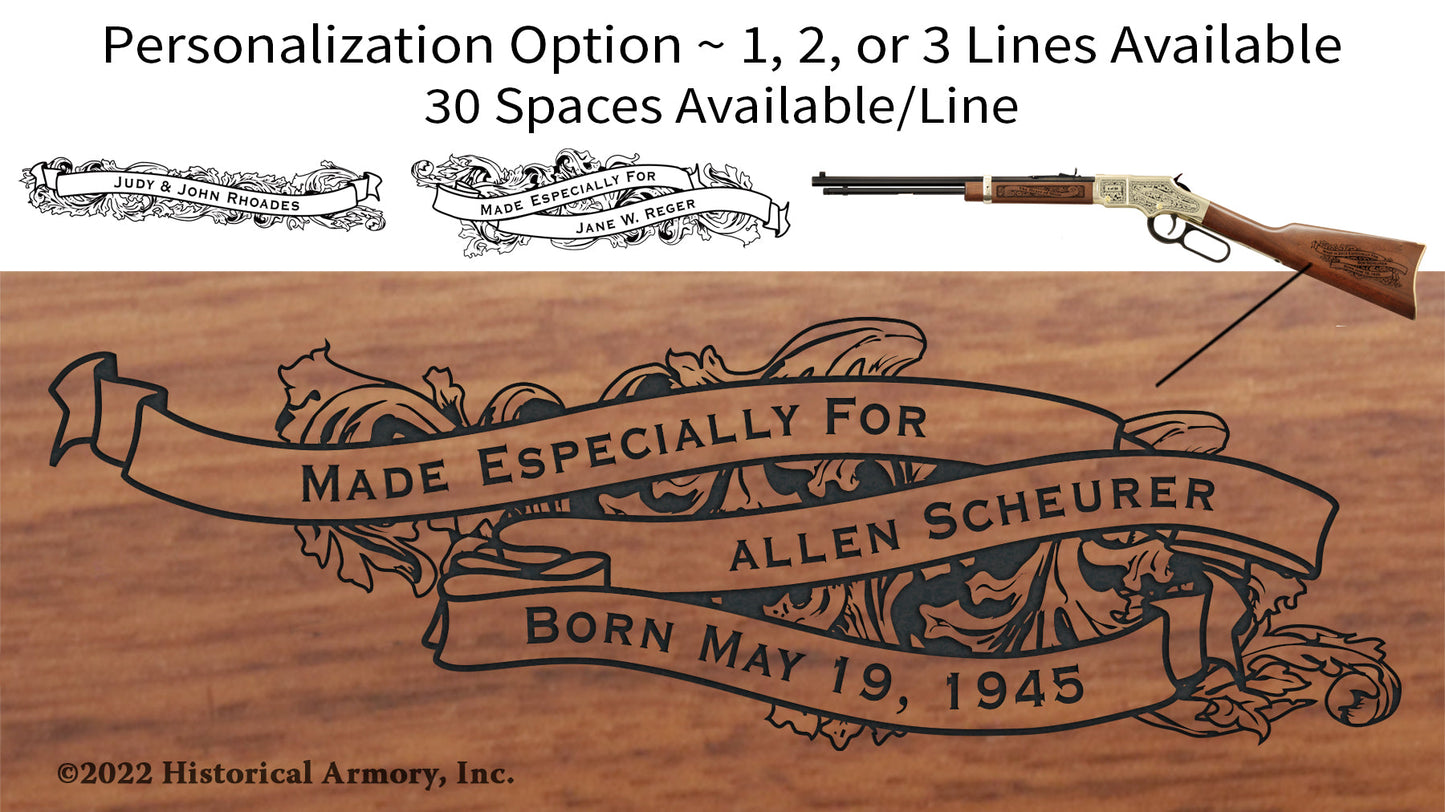 Brown County Ohio Engraved Rifle Personalization