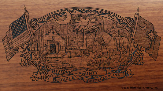 Berkeley County South Carolina Engraved Rifle