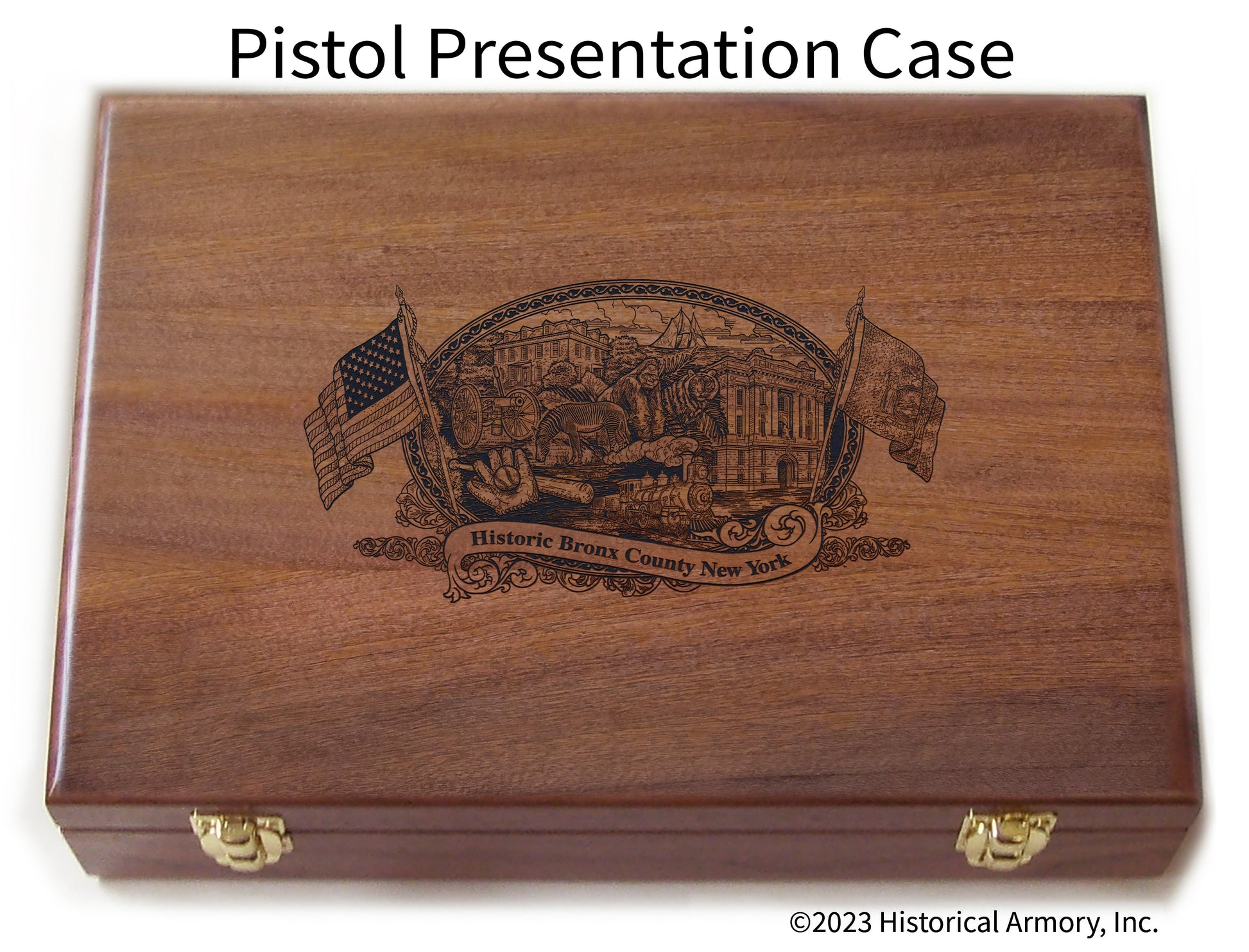 Bronx County New York Engraved .45 Auto Ruger 1911 Presentation Case