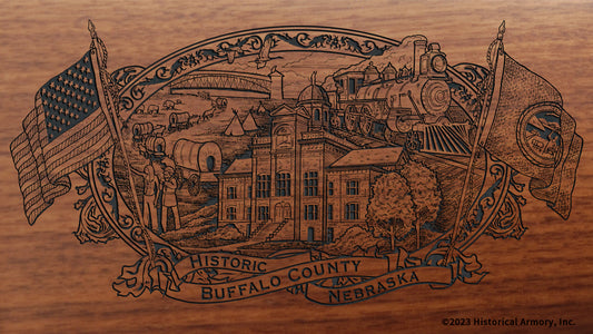 Buffalo County Nebraska Engraved Rifle