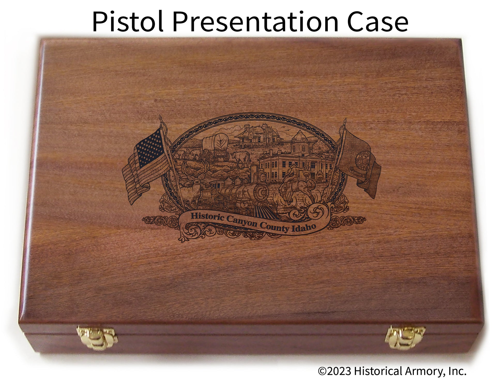 Canyon County Idaho Engraved .45 Auto Ruger 1911 Presentation Case