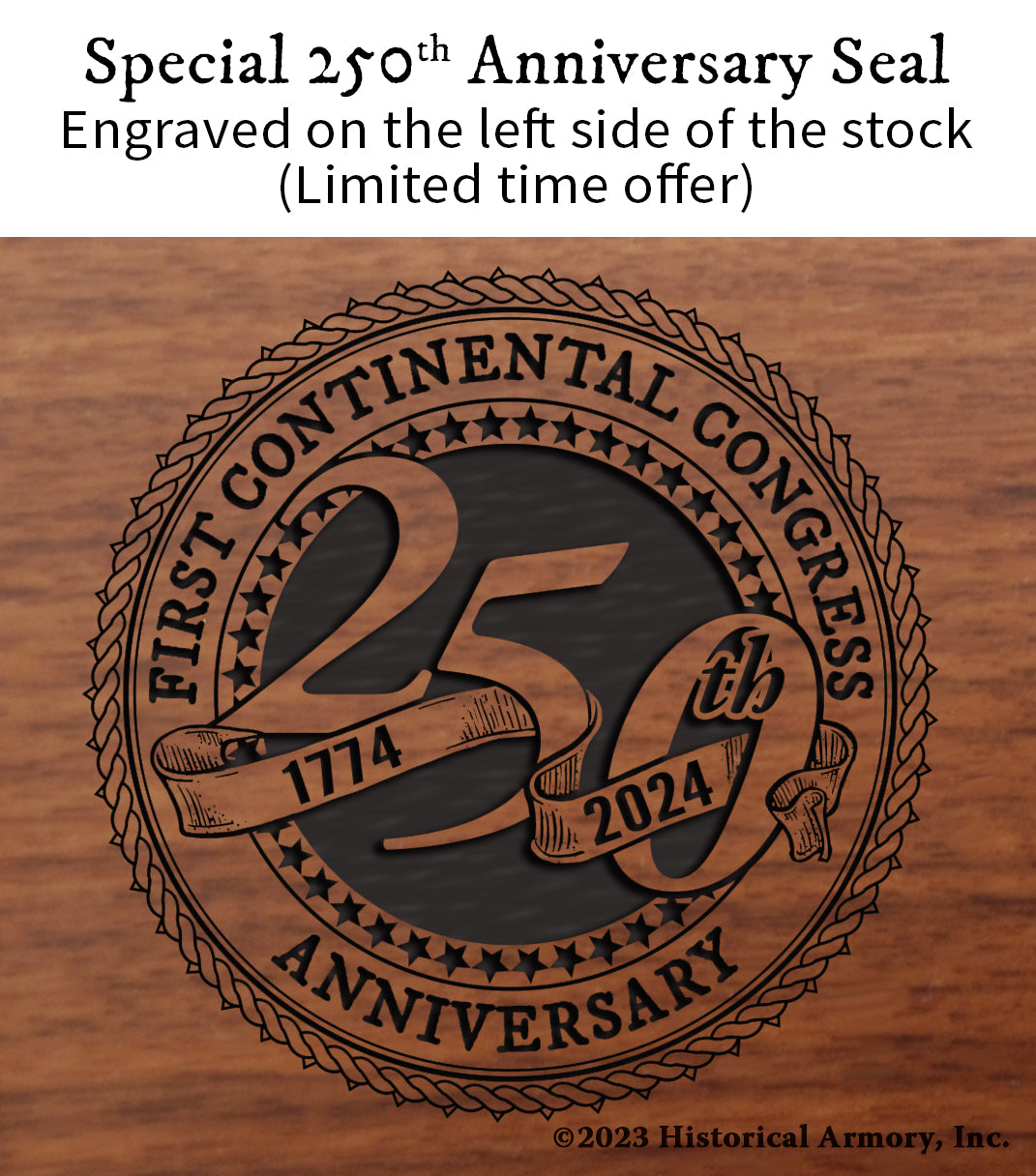 First Continental Congress Limited Edition Engraved Anniversary Seal