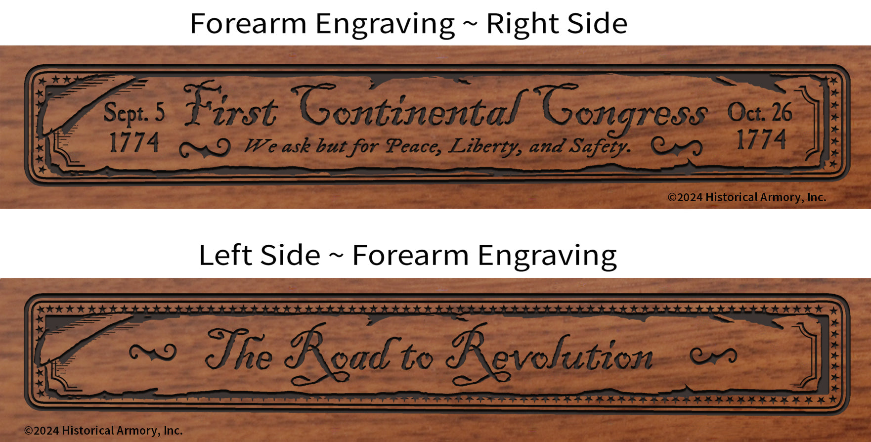 First Continental Congress Limited Edition Engraved Rifle