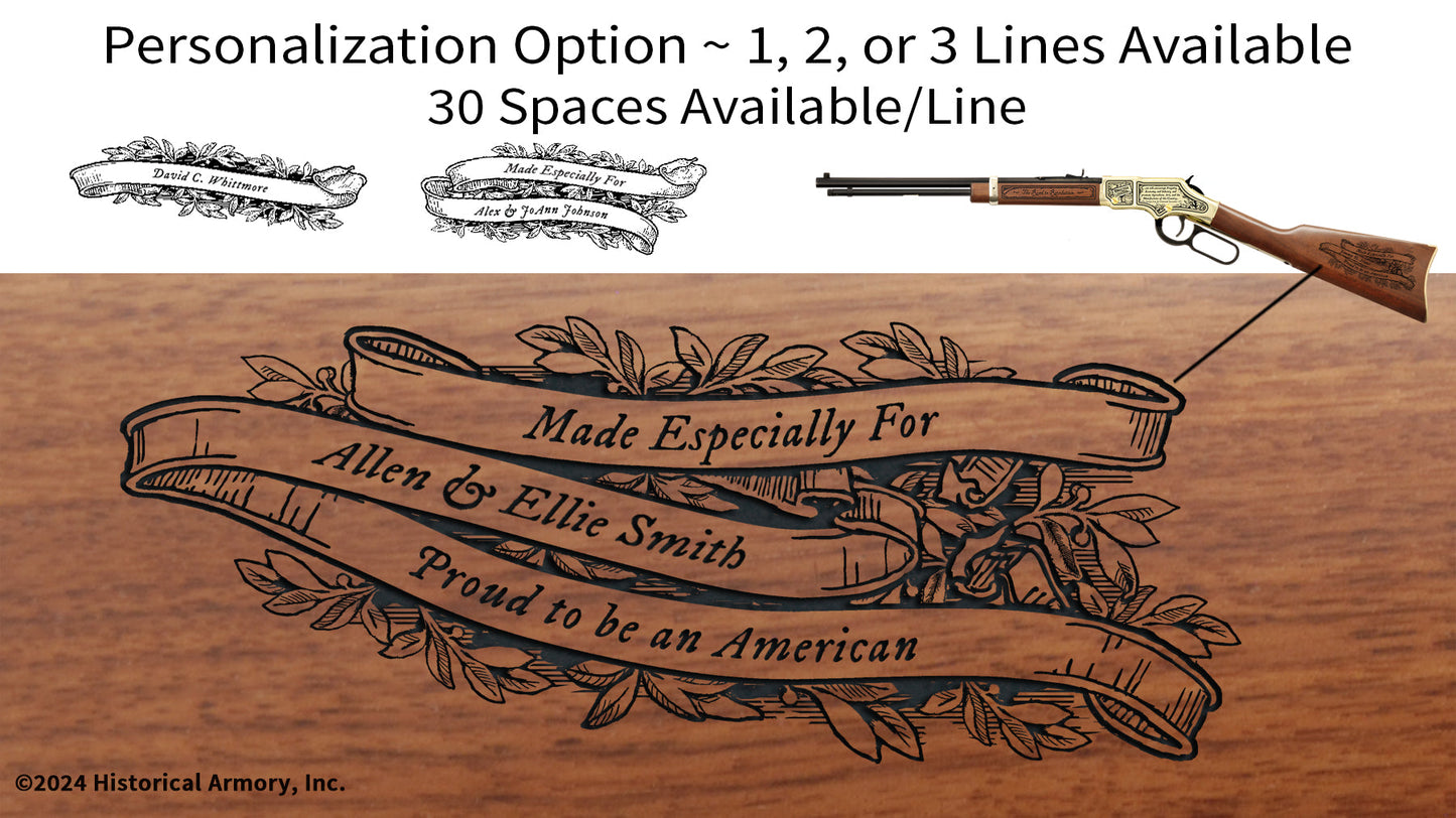 First Continental Congress Limited Edition Personalized Engraved Rifle