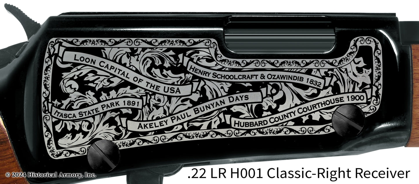 Hubbard County Minnesota Engraved Henry H001 Rifle