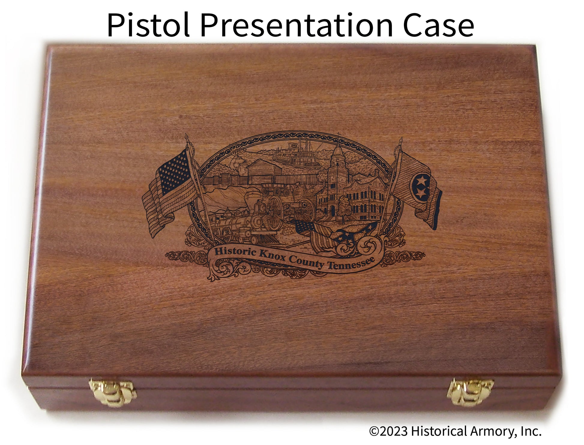 Knox County Tennessee Engraved .45 Auto Ruger 1911 Presentation Case