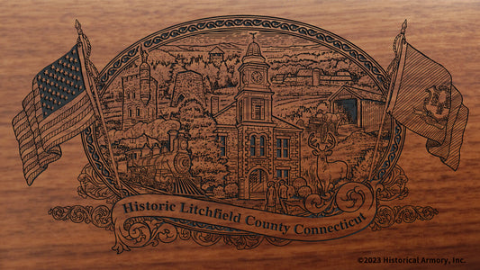 Litchfield County Connecticut Engraved Rifle