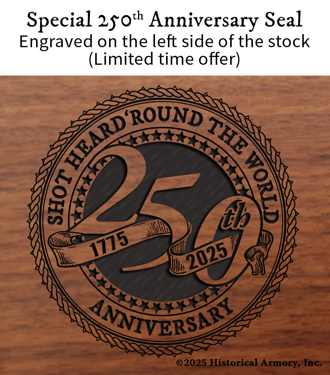 Shot Heard 'Round the World Limited Edition Engraved Rifle