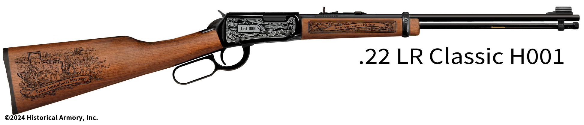 Texas Agricultural Heritage Engraved Henry H001 Rifle