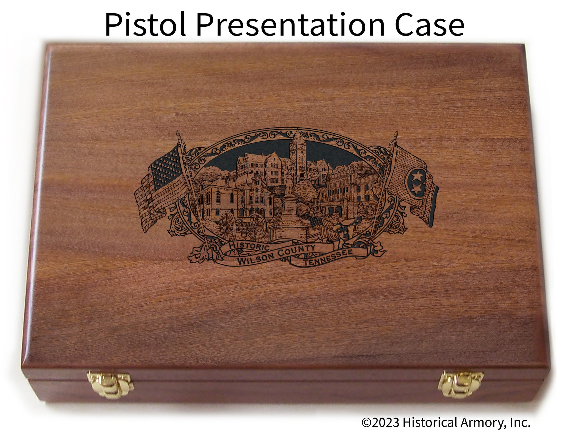 Wilson County Tennessee Engraved .45 Auto Ruger 1911 Presentation Case