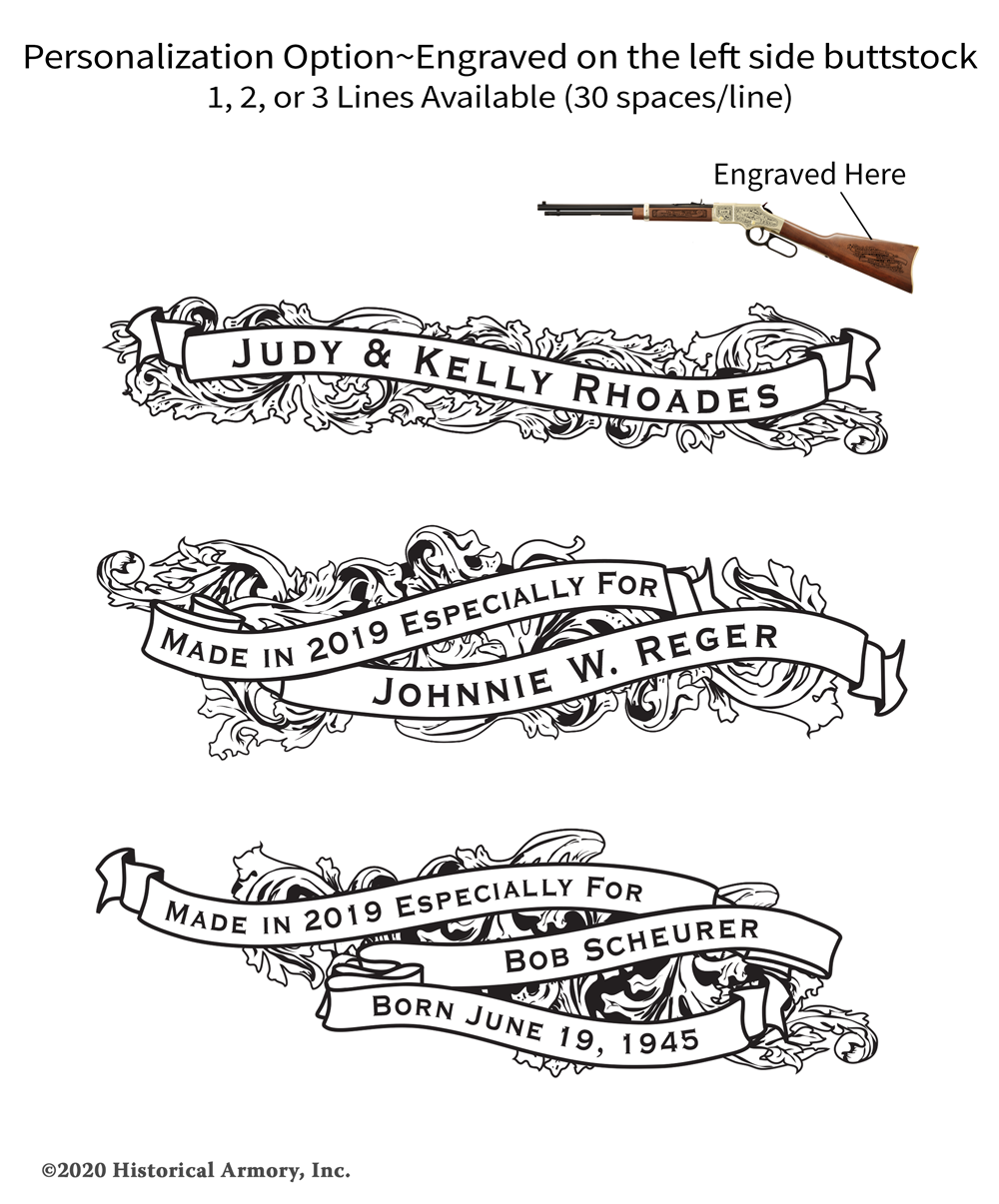 Grundy County Illinois Engraved Rifle