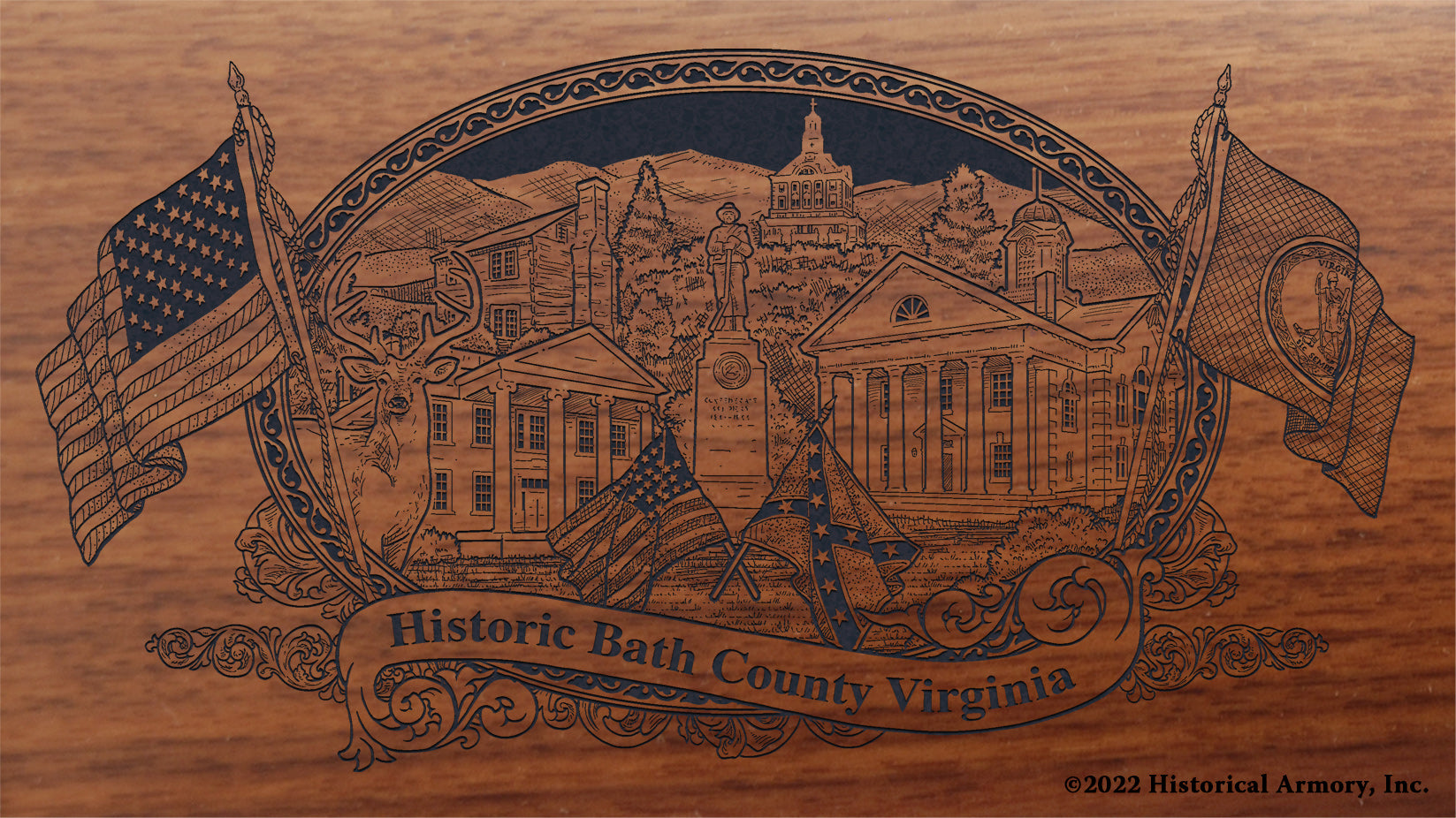 Bath County Virginia Engraved Rifle – Historical Armory