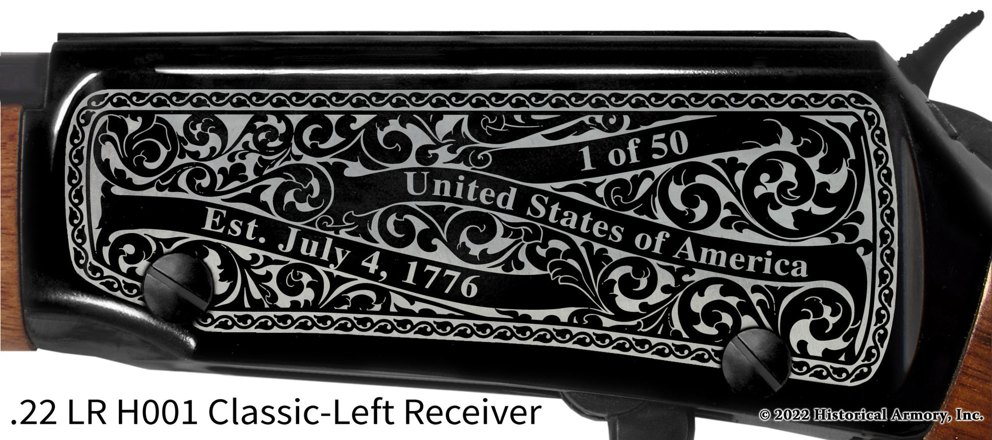 Glacier County Montana Engraved Henry H001 Rifle