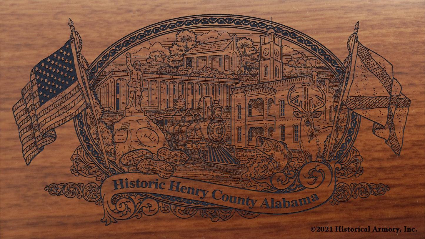 Engraved artwork | History of Henry County Alabama | Historical Armory